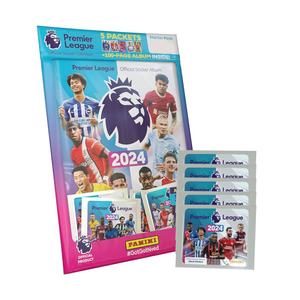 2024 Topps Premier League 2024 Mega Starter Pack (Contains 100 Page Album + 50 Stickers)