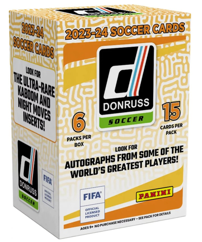 2023-24 Panini Donruss Soccer Blaster Box (6 Packs Per Box)