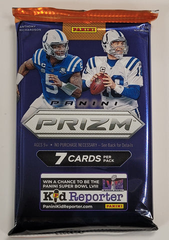 2023 Panini Prizm NFL Football Mega Pack (7 Cards Per Pack)