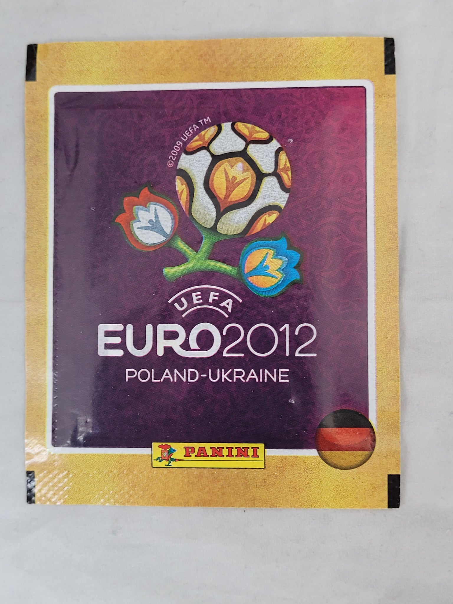 2012 Euro Poland-Ukraine Panini Soccer Sticker Packet (5 Stickers Per Pack)