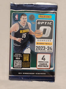 2023-24 Panini Donruss Optic Basketball Retail Pack (4 Cards Per Pack)