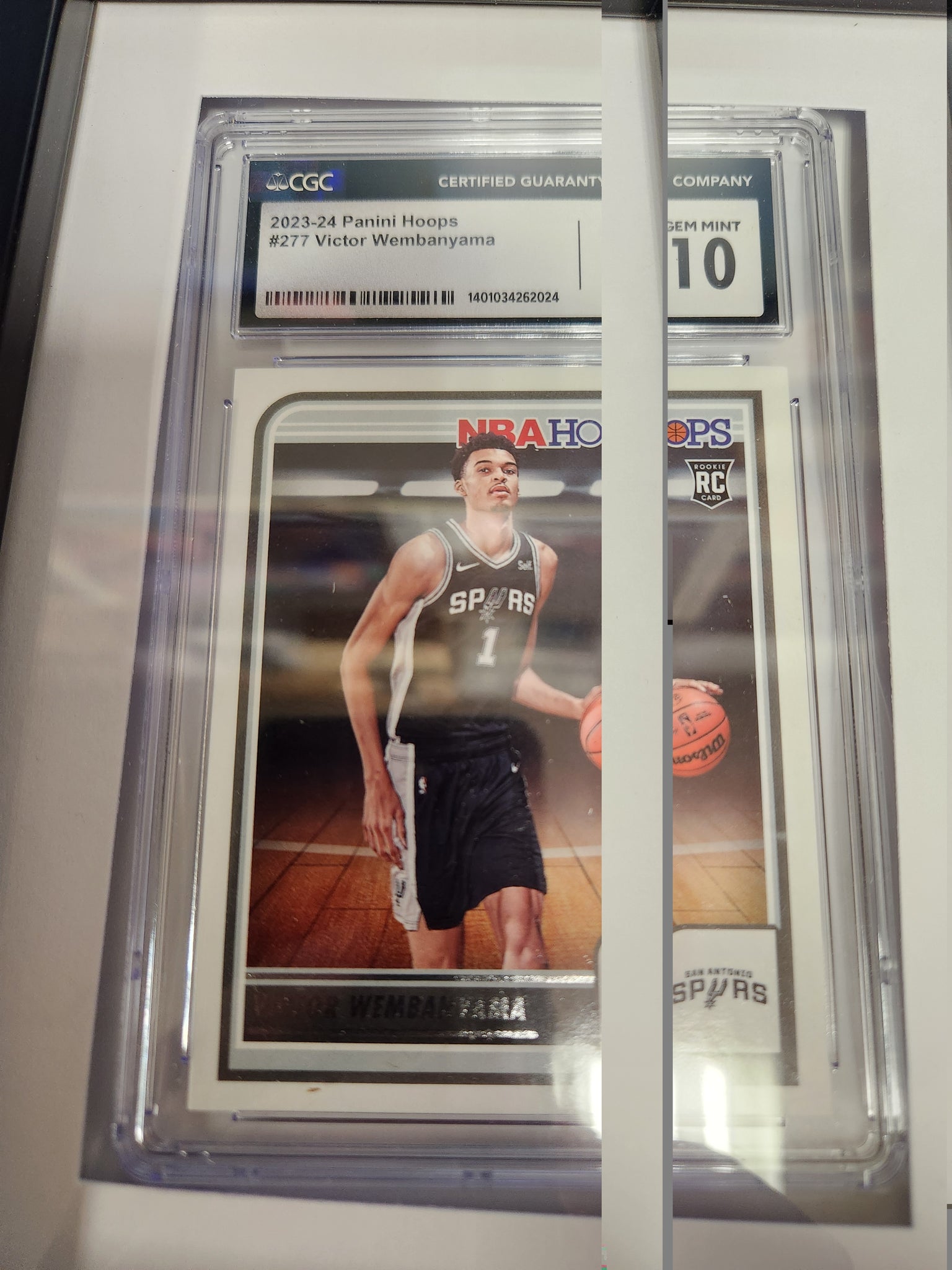 2023-24 Victor Wembanyama RC (Rookie Card) (CGC Graded 10 GEM MINT,  May Not Get Card In Photo, Randomly Selected)