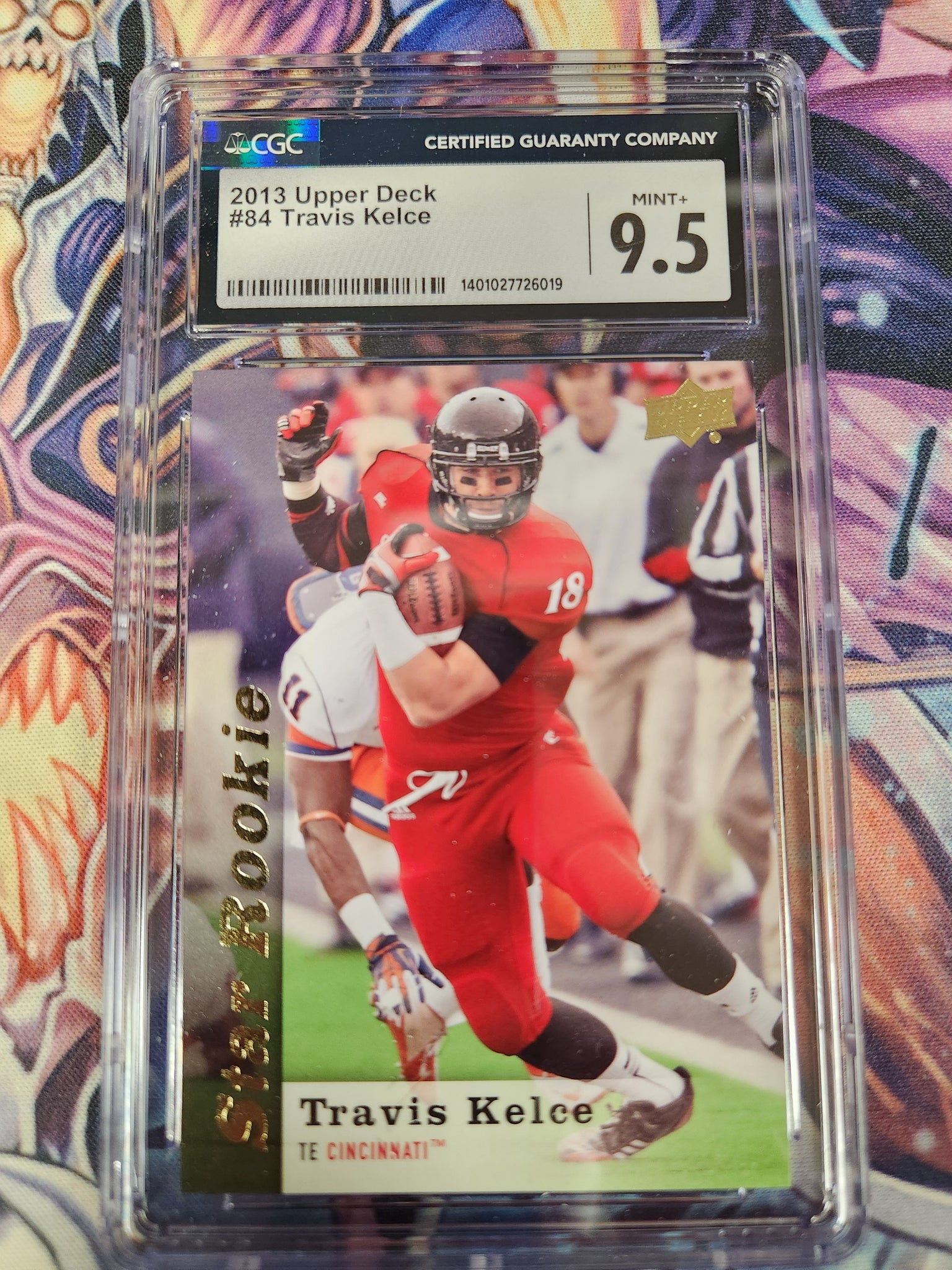 2013 Upper Deck Travis Kelce #84 Star RC Rookie Card Kansas City Chiefs (CGC Graded 9.5)