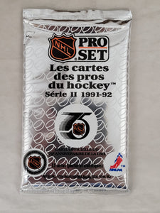 1991-92 Pro Set Series 2 NHL Hockey Wax Hobby Pack (FRENCH VERSION/VERSION FRANCAIS) (15 Cards Per Pack)