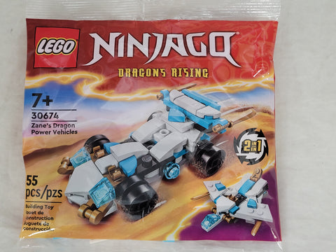 LEGO® Ninjago: Dragon's Rising Zane's Dragon Power Vechicles 30674 (55 Pcs)