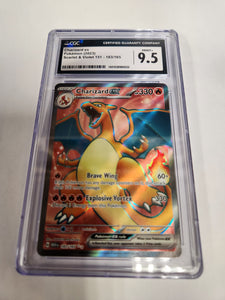 Charizard EX - Pokemon (2023) Scarlet & Violet 151 - 183/165 - CGC Graded 9.5