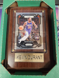 NBA Plaque with card 4x6 - Kevin Durant (Card design inside may vary, may not be the one pictured.)