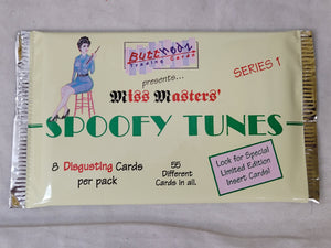 1993 Butthedz Miss Masters' Spoofy Tunes Series 1 Trading Card Pack