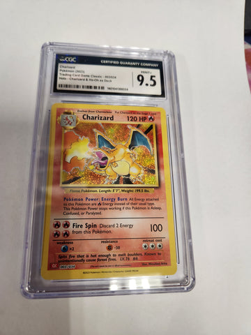 Charizard - Pokemon (2023) - Trading Card Game Classic - 003/034 - Holo - Charizard & Ho-Oh ex Deck - CGC Graded 9.5