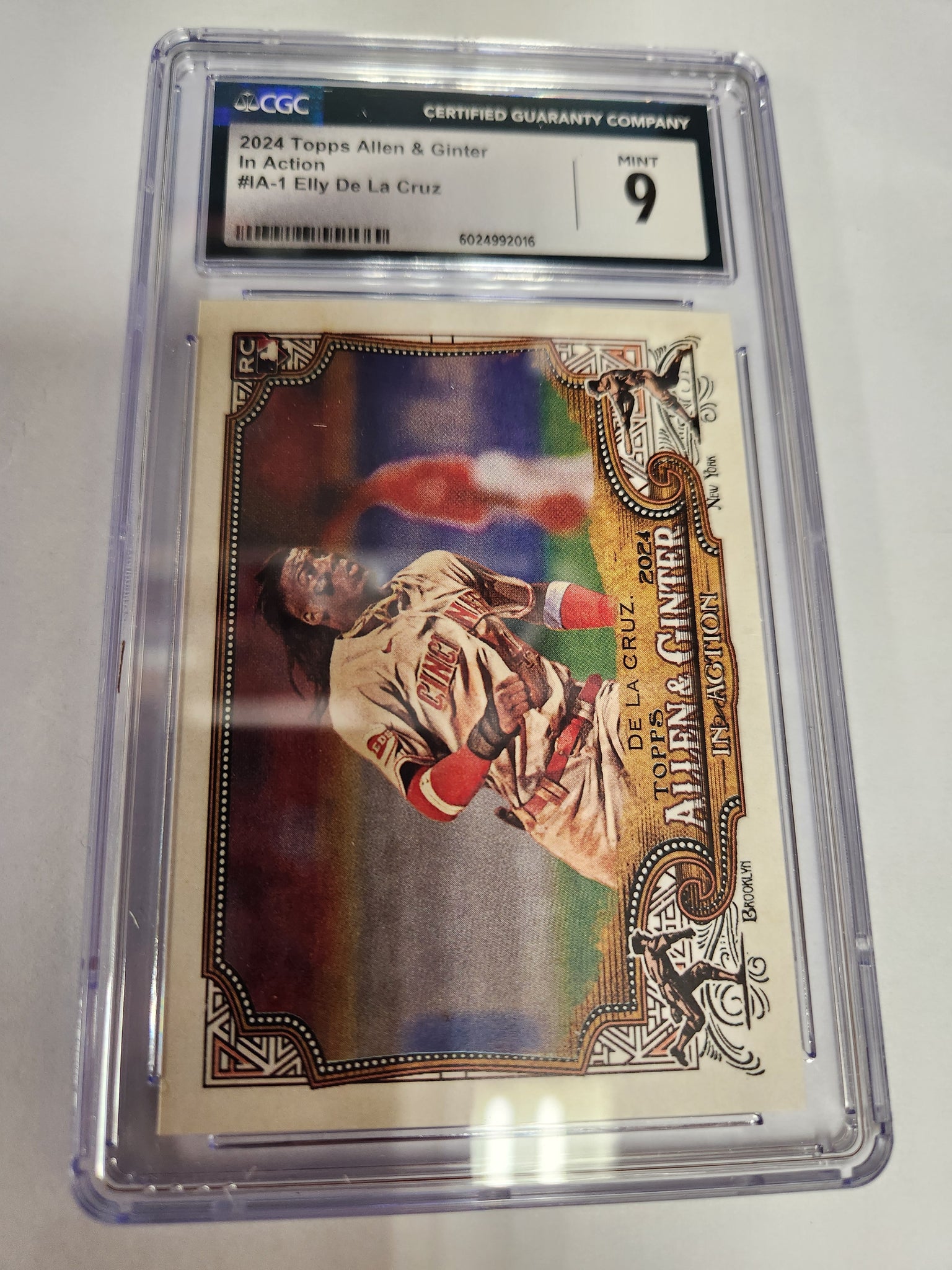 Elly De La Cruz GRADED MLB Baseball Rookie Card REPACK - 1x Sports RC Card Single (Graded 9 to 9.5, Various Grading Companies, Randomly Selected, Stock Photo - May Not Get Cards In Picture)