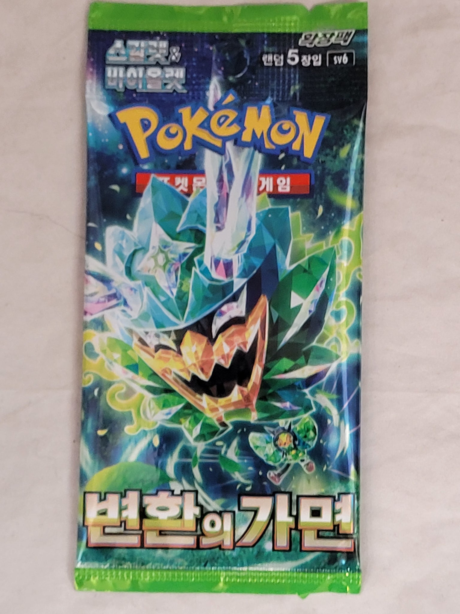 Korean) Pokemon Scarlet & Violet: Mask of Change sv6 Booster Pack A & C Games Korean) Pokemon Scarlet & Violet: Mask of Change sv6 Booster Pack A & C Games