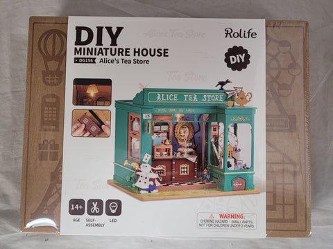 Robotime Rolife DIY Miniature House DG156 Alice's Tea Store