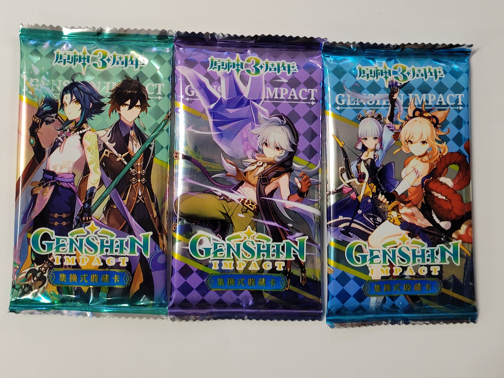 Genshin Impact Trading Collectible Card (T070-2) Booster Pack (1 Rando – A & C Games