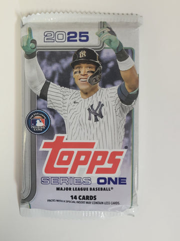 2025 Topps Baseball Series 1 Retail Pack (14 Cards Per Pack)