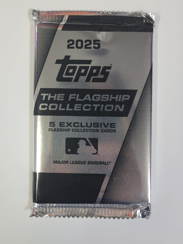 2025 Topps The Flagship Collection Baseball Pack (5 Cards Per Pack)