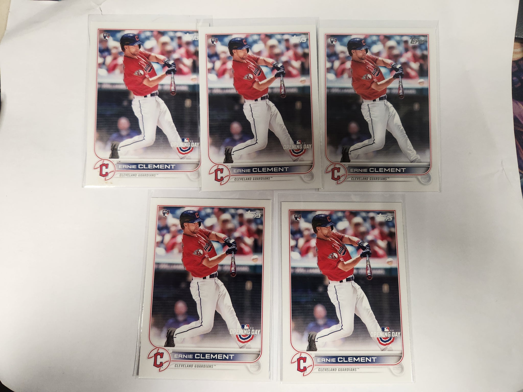 Ernie Clement - MLB Baseball - RC Rookie Card Single (Randomly Selected, May Not Be Pictured)