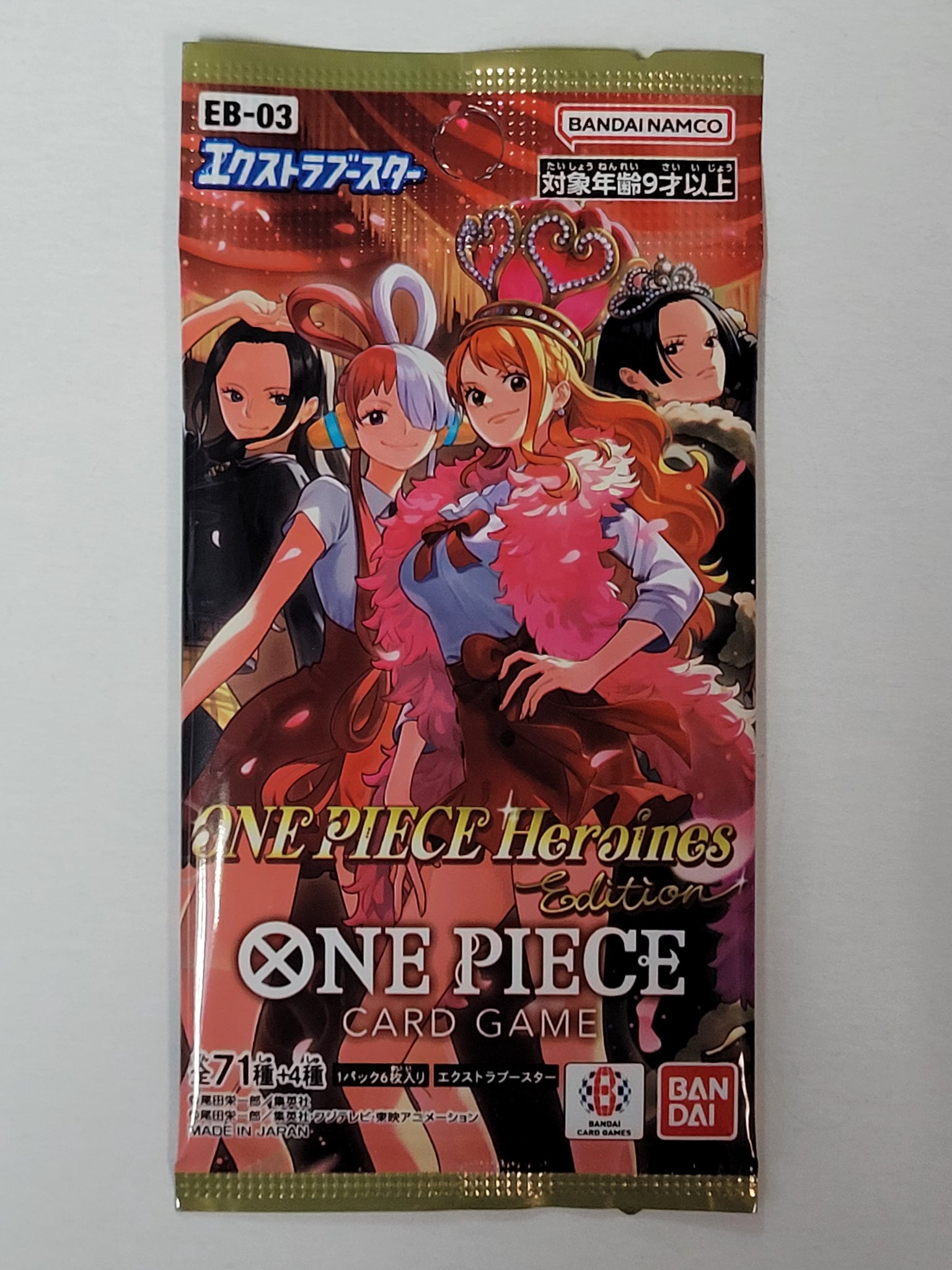 Japanese) One Piece Card Game: Extra Booster Heroines Edition EB