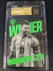 graded soccer cards 9.5/10 Graded Soccer Card Lionel Messi Autographed 2022