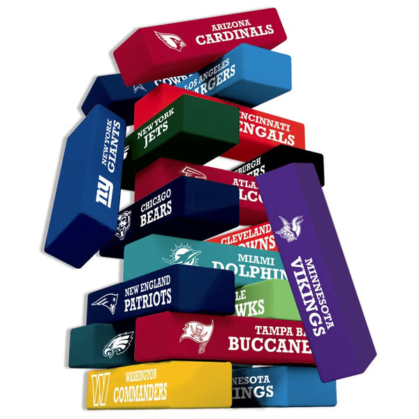 MasterPieces Classic Tumble Tower Game NFL All Teams