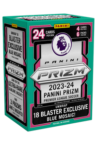 2023-24 Panini Prizm Premier League Soccer Blaster Box (Blue Mosaic)