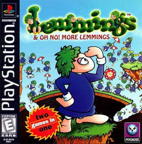 Lemmings And Oh No More Lemmings - PS1 (Pre-owned)