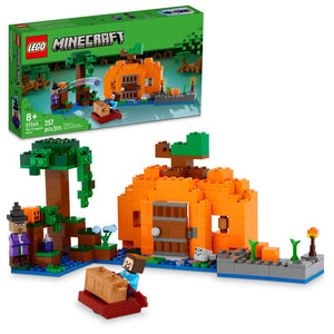 LEGO® Minecraft The Pumpkin Farm 21248 Building Toy Set (257 Pieces)