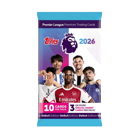 2025-26 Topps Premier League Debut Edition Cards Booster Pack