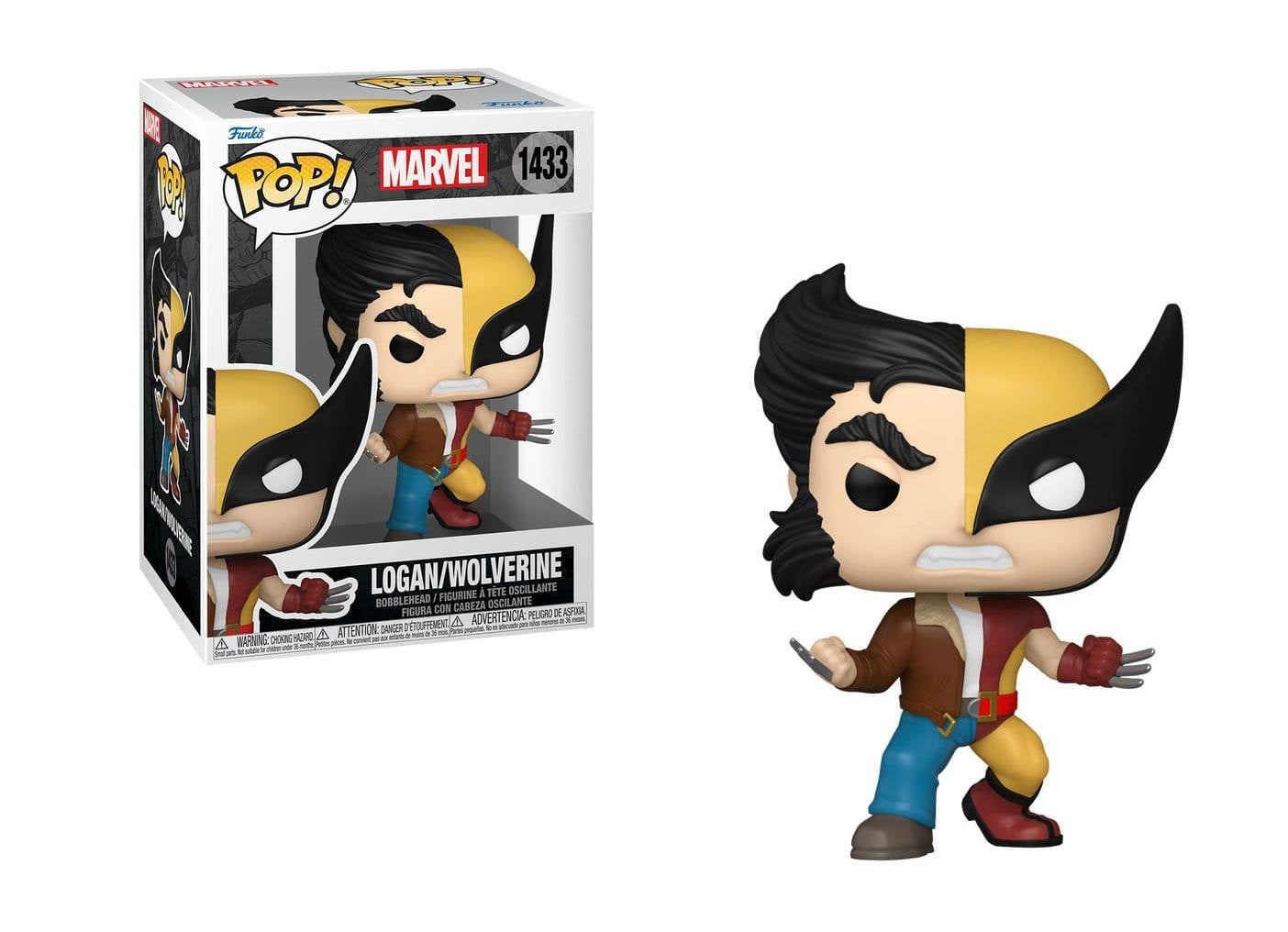 Funko POP! B: Marvel - Logan/Wolverine #1433 Bobble-Head Figure