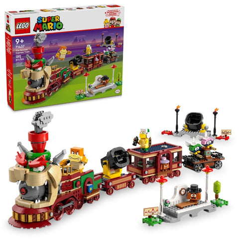 LEGO® Super Mario The Bowser Express Train Toy Playset, Nintendo Birthday Gift for Kids, Mario Toys, 71437 (1392 Pieces)