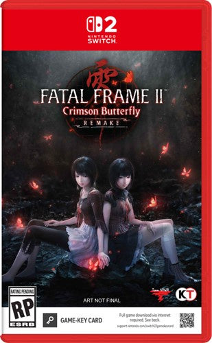 FATAL FRAME II: Crimson Butterfly REMAKE (Game Key Card)  - Switch 2 (Pre-order ETA MARCH 12, 2026)