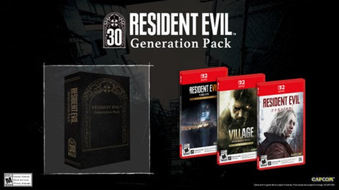 Resident Evil Generation Pack (Game Key Card) - Switch 2 (Pre-order ETA February 27, 2026)