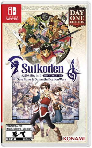 Suikoden I & II HD Remaster Gate Rune and Dunan Unification Wars (Day One Edition) - Switch (Pre-order ETA March 06, 2025)