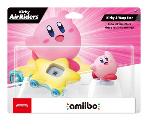 Nintendo Amiibo Kirby & Warp Star (Kirby Air Riders Series)