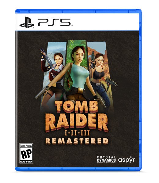 Tomb Raider I-III Remastered Starring Lara Croft - PS5 (Pre-order ETA October 18, 2024)