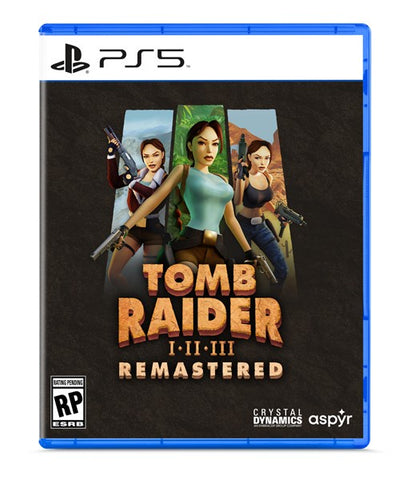 Tomb Raider I-III Remastered Starring Lara Croft - PS5 (Pre-order ETA September 24, 2024)