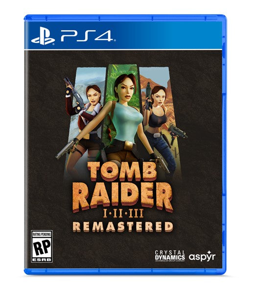 Tomb Raider I-III Remastered Starring Lara Croft - PS4 (Pre-order ETA October 18, 2024)