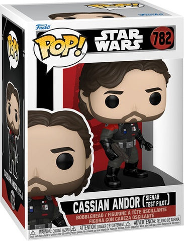 Funko POP! B: Star Wars - Cassian Andor (Sienar Test Pilot) #782 Bobble-Head Figure