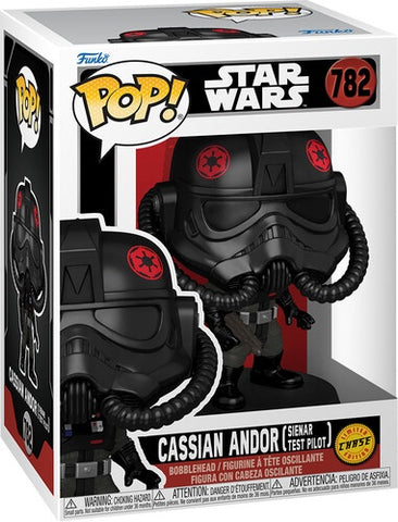 Funko POP! B: Star Wars - Cassian Andor (Sienar Test Pilot) #782 Bobble-Head Figure CHASE