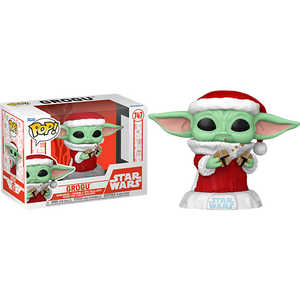 Funko POP! B: Star Wars - Grogu (Holiday) #747 Bobble-Head Figure