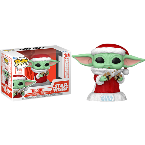 Funko POP! B: Star Wars - Grogu (Holiday) #747 Bobble-Head Figure