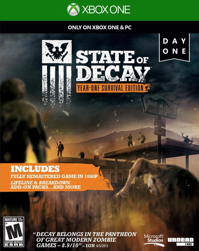 State of Decay: Year One Survival Edition - Xbox One (Pre-owned)