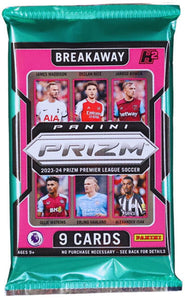2023-24 Panini Prizm Premier League Soccer Breakaway Pack (9 Cards Per Pack)