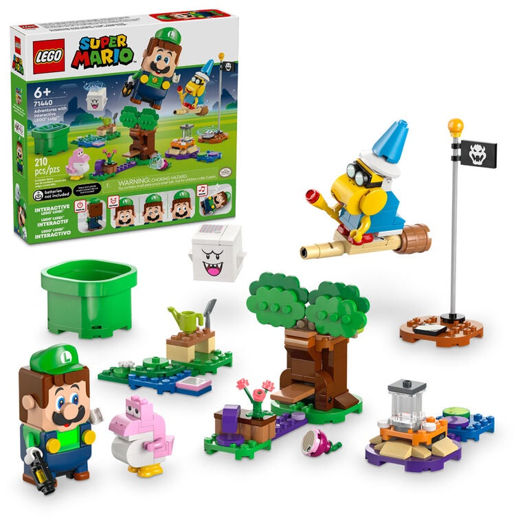 LEGO® Super Mario Adventures with Interactive LEGO Luigi Toy Playset, Nintendo Gift, Super Mario Toys, 71440 (210 Pieces)