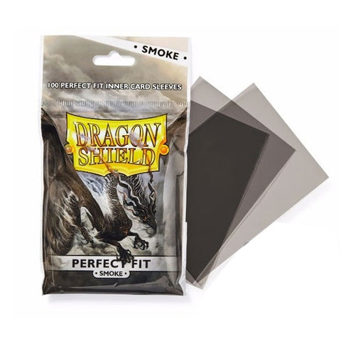Dragon Shield Perfect Fit Inner Standard Sleeves 100ct - Smoke