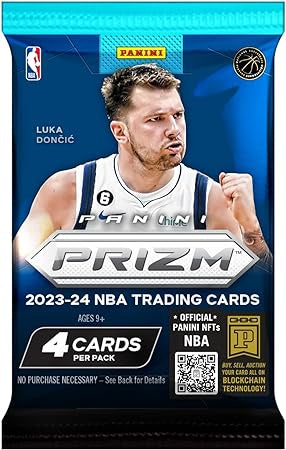 2023-24 Panini Prizm Basketball Retail Pack (4 Cards Per Pack)