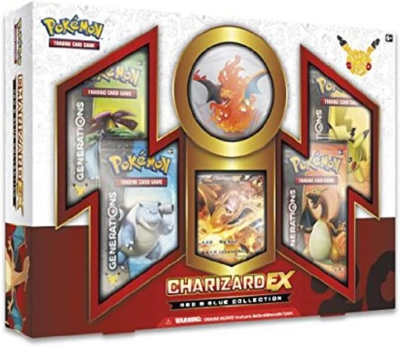 Pokemon: Charizard EX Red and Blue Collection Box (Box Wear) (Local Pick-Up Only)