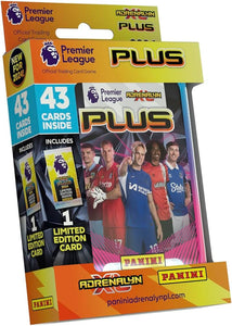 2024 Panini Adrenalyn XL Plus Premier League Cards Pocket Tin (43 Cards Inside + 1 Limited Edition Card) (1 Random Tin, May not be Pictured)