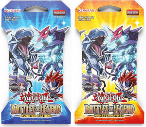 Yu-Gi-Oh! Battle of Legends: Monster Mayhem 1st Edition Blister Pack A & C Games Yu-Gi-Oh! Battle of Legends: Monster Mayhem 1st Edition Blister Pack A & C Games