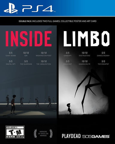 INSIDE / LIMBO Double Pack - PS4 (Pre-Owned)