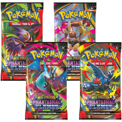 Pokemon Mega Evolution: Phantasmal Flames Booster Pack